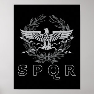 Poster SPQR O Emblema do Império Romano
