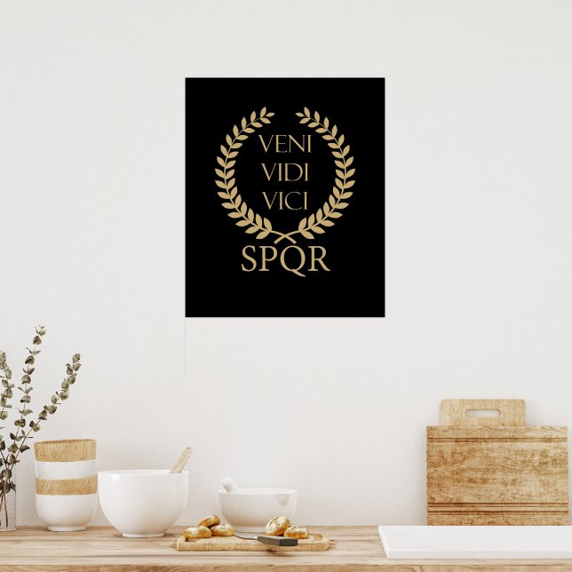 Poster SPQR: Veni, Vidi, Vici (Cozinha)