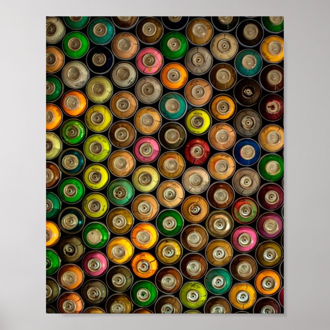 Poster Spray Paint Cans (Frente)
