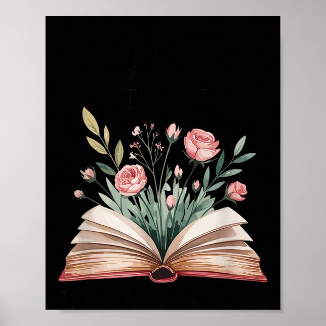 Poster Spread Those Pages Like A Good Girl Bookworm Book  (Frente)