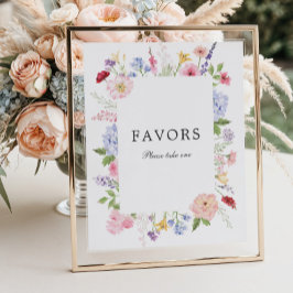 Poster Spring Floral Frame Favours