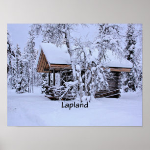 Poster Spring in Lapland, 