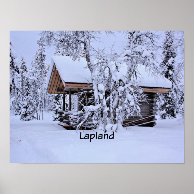 Poster Spring in Lapland,  (Frente)