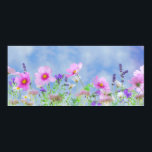 Poster Spring Sky<br><div class="desc">This is a photo of wild flowers in bloom against a lovely blue sky. This image is available on a variety of other products,  just click the link below the photo near 'About this Design'.</div>