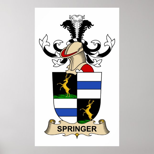 Pôster Springer Family Crest (Frente)