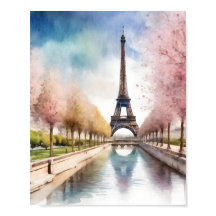 Springtime em Arte Torre Eiffel em Paris