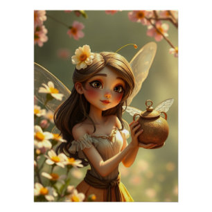 Pôster Springtime Fairy Art