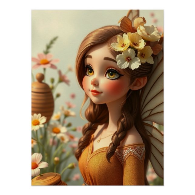 Pôster Springtime Fairy Art (Frente)