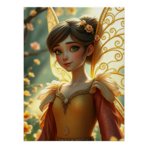 Pôster Springtime Fairy Art