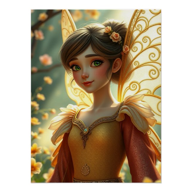 Pôster Springtime Fairy Art (Frente)