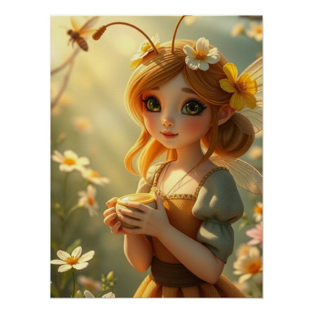 Pôster Springtime Fairy Art (Frente)