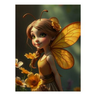 Pôster Springtime Fairy Art