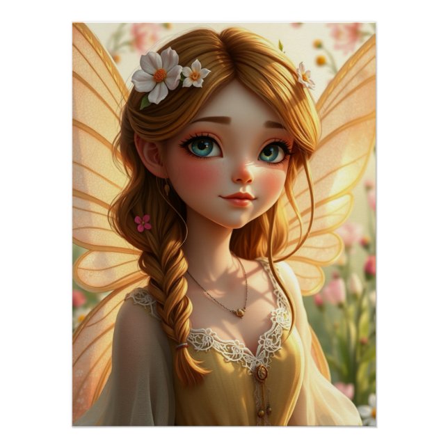 Pôster Springtime Fairy Art (Frente)