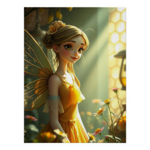 Pôster Springtime Fairy Art