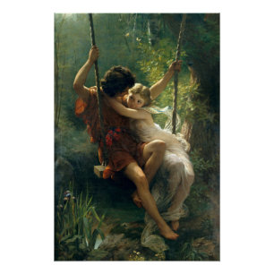 Pôster Springtime por Pierre Auguste Cot