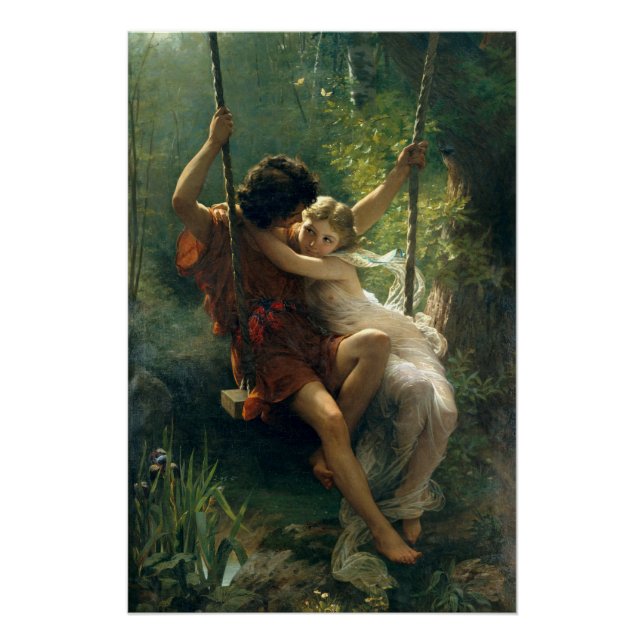 Pôster Springtime por Pierre Auguste Cot (Frente)