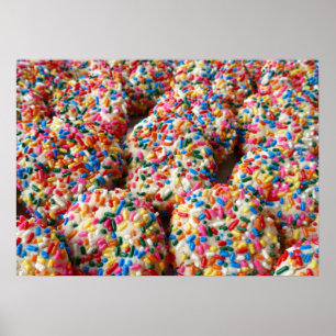 Poster Sprinkle Cookies Diversão Bahando Fotografia