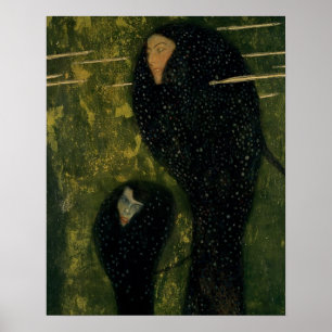 Pôster Sprites de água, 1899 (óleo em canvas)