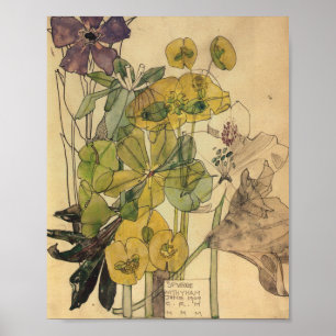 Poster Spurar Com Yham Flowers Charles Rennie Mackintosh
