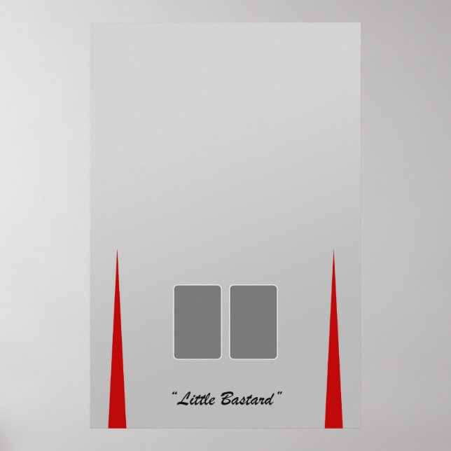 Poster Spyder Porsche 550 (Frente)