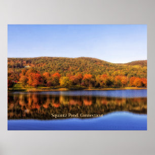 Poster Squantz Pond, Connecticut