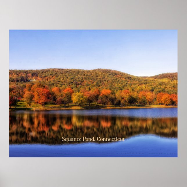 Poster Squantz Pond, Connecticut (Frente)