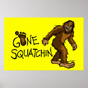 Poster Squatchin ido