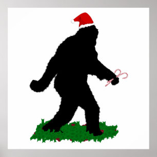 Pôster Squatchin Natal