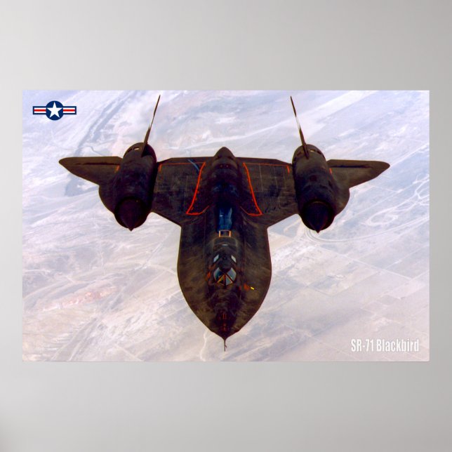 POSTER SR-71 BLACKBIRD (Frente)