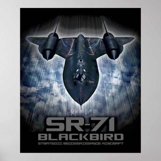 Poster SR-71 Blackbird (Frente)
