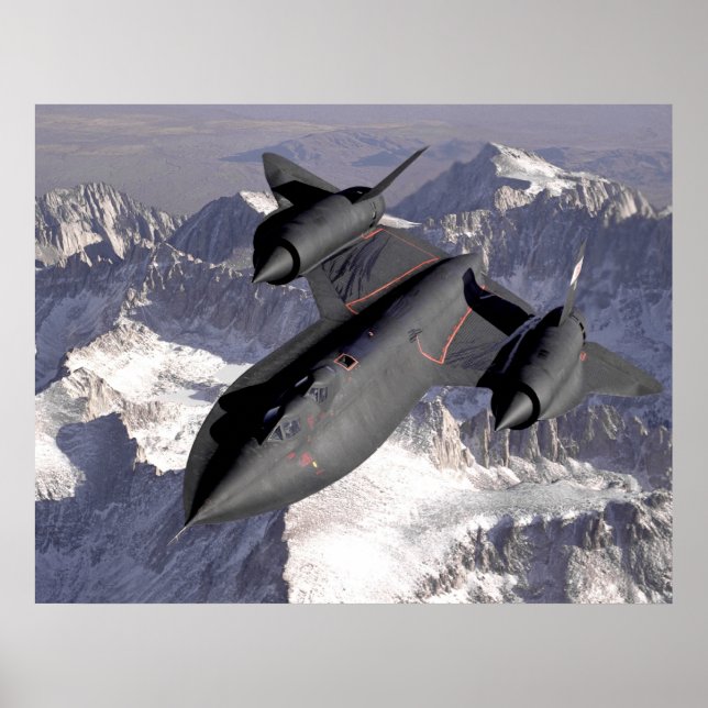 Poster SR-71 Blackbird (Frente)