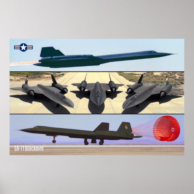 POSTER SR-71 BLACKBIRD (Frente)