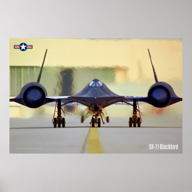 POSTER SR-71 BLACKBIRD (Frente)