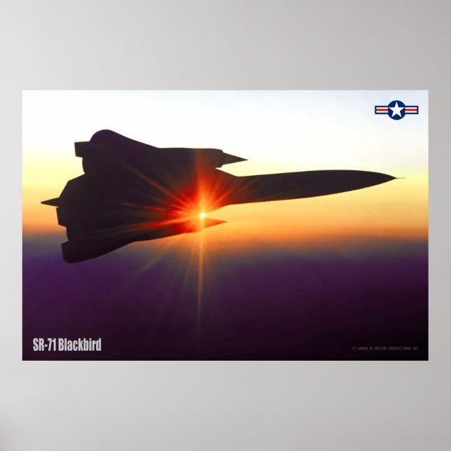 POSTER SR-71 BLACKBIRD (Frente)