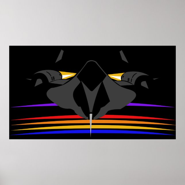 Poster SR-71 Blackbird (Frente)