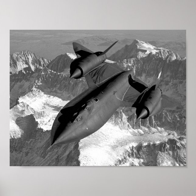 Poster SR-71 Blackbird Flying (Frente)