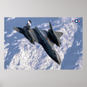 POSTER SR-71B BLACKBIRD