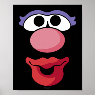 Poster Sr. Cabeça de Batata Halloween Sra. Cabeça de Bata