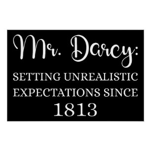 Pôster Sr. Darcy: Expectativas Irrealistas Desde 1813 I