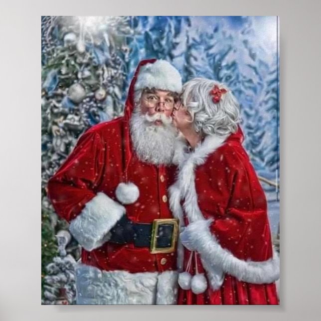 Poster Sr. e Sra. Claus (Frente)