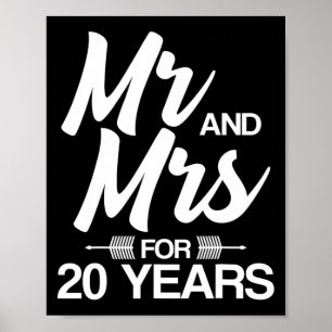Poster Sr. E Sra. Por 20 Anos 20