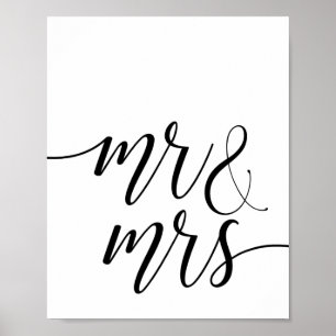 Poster Sr. e Sra. Wedding