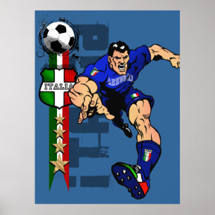 Pôster Sr. Italiano Garanhão Forza Azzurri Italia 2010