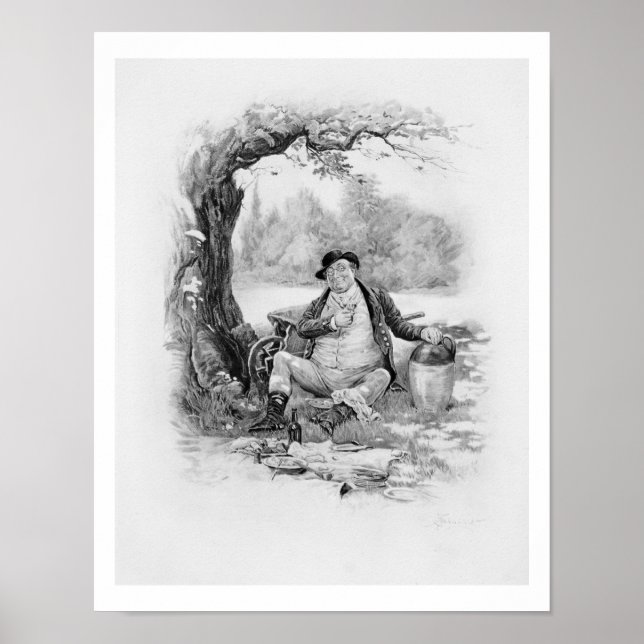 Pôster Sr. Pickwick, de Charles Dickens: Um Gossip sobre (Frente)