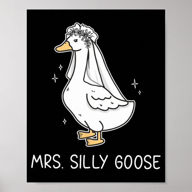 Poster Sr. Silly Goose E Sra. Silly Goose Casal Combinado (Frente)