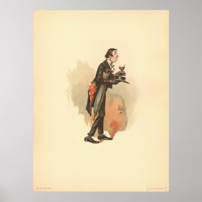 Poster Sr. Stiggins, por Kyd - Dickens's The Pickwick Pap (Frente)