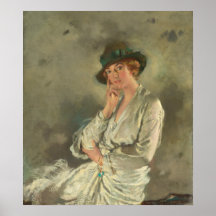 Sra. Carescadas - Sir William Orpen Fine Art Poste