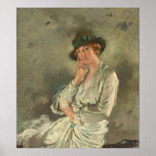 Poster Sra. Carescadas - Sir William Orpen Fine Art Poste