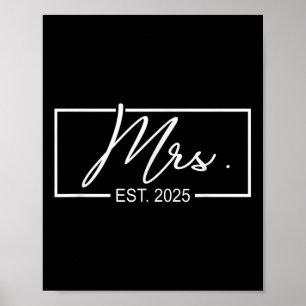 Poster Sra. Est. Mulher Recem casados 2025, Sr. &
