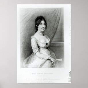 Pôster Sra. James Madison, Dolley Payne, c.1804-55